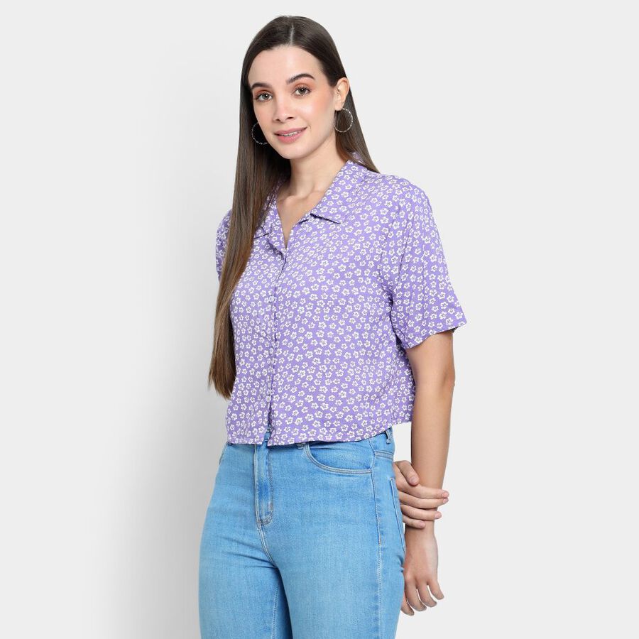 Ladies' Shirt, Purple, large image number null